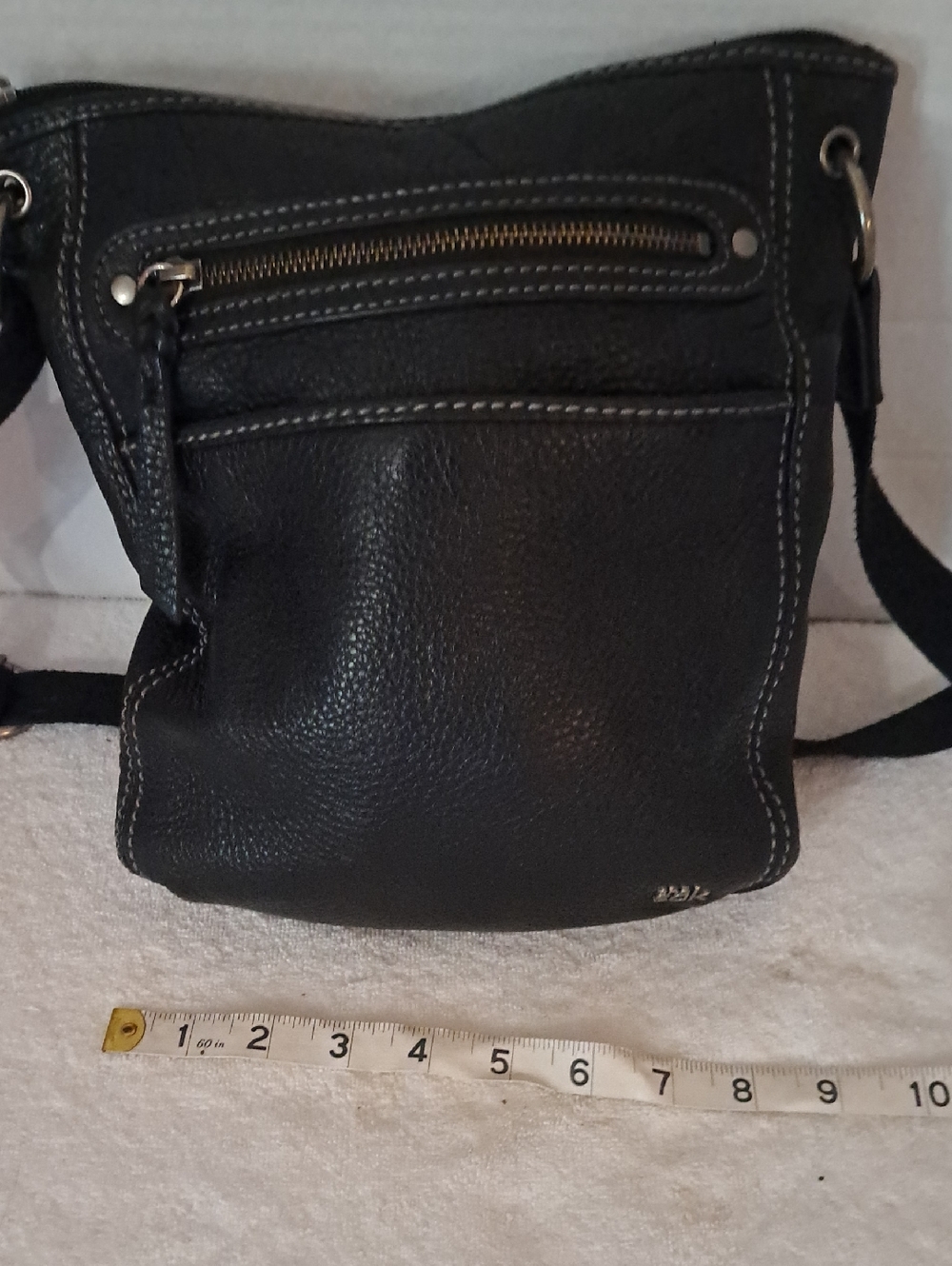 The Sak Black Pebbled Laurel Crossbody Bag